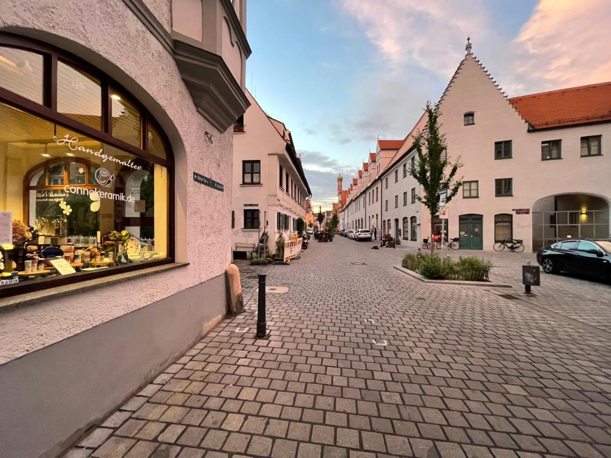 Apartment Am Roten Tor Augsburgo Exterior foto