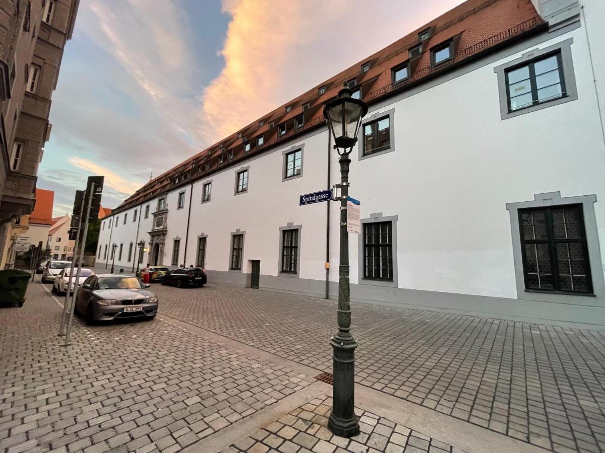 Apartment Am Roten Tor Augsburgo Exterior foto